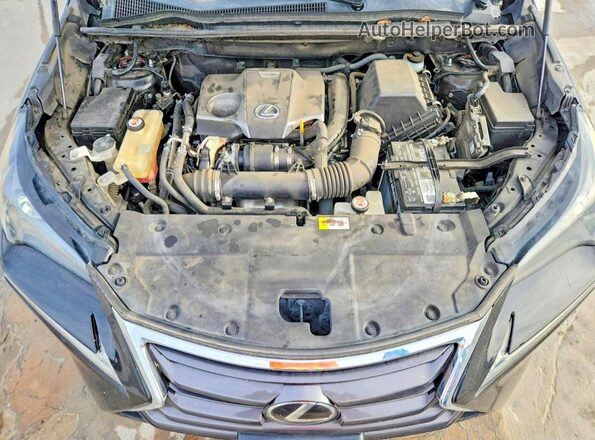 JTJYARBZXG2045488 2016 LEXUS NX Black Widok komory silnika