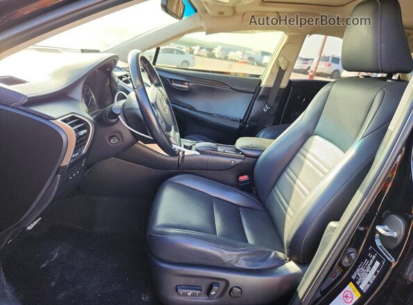 JTJYARBZXG2045488 2016 LEXUS NX Black Widok wnętrza z przodu