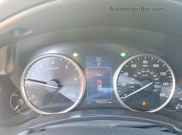 JTJYARBZXH2051115 2017 LEXUS NX Серебряный Вид щитка приборов