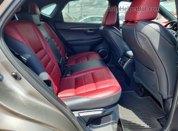 JTJYARBZXH2074569 2017 LEXUS NX Серебряный Вид задней части салона