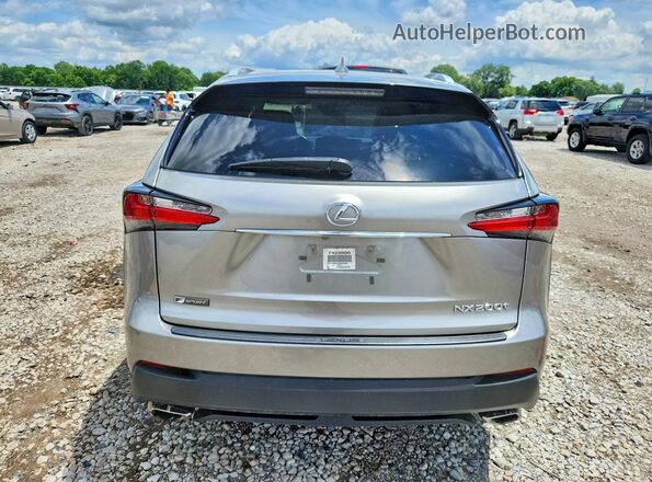 JTJYARBZXH2074569 2017 LEXUS NX Серебряный Вид сзади