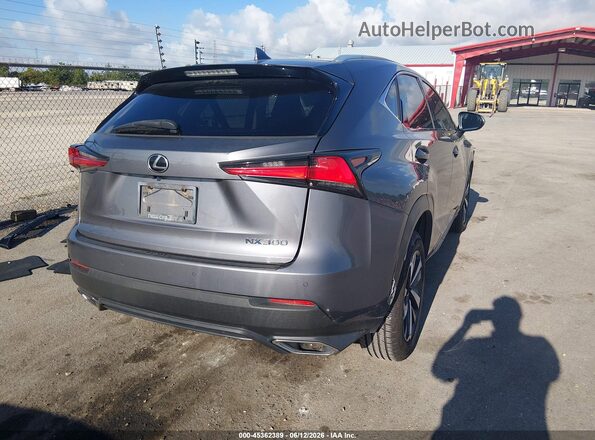 JTJYARBZXJ2099414 2018 LEXUS NX 300 Gray Tył prawy