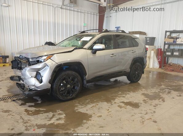 JTM16RFV2SD162198 2025 TOYOTA RAV4 HYBRID Silver Առջևի ձախ երեք քառորդ տեսարան