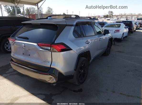 JTM16RFV3ND059585 2022 TOYOTA RAV4 HYBRID Silver Задня права чверть