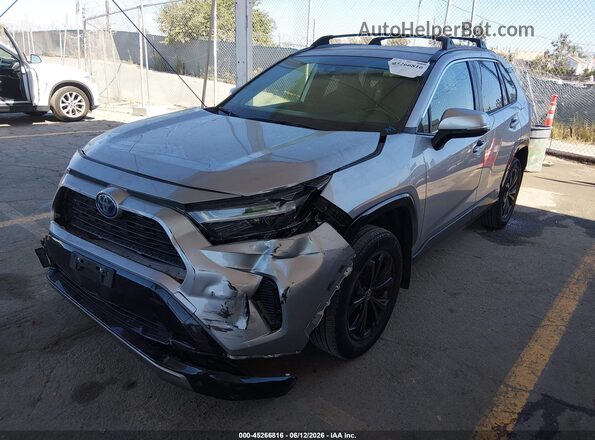JTM16RFV3ND059585 2022 TOYOTA RAV4 HYBRID Silver Передня ліва чверть