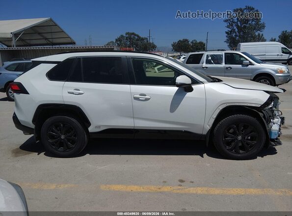 JTM16RFV3NJ022683 2022 TOYOTA RAV4 HYBRID White Սալոնի 360 աստիճան տեսք