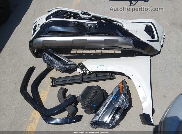 JTM16RFV3NJ022683 2022 TOYOTA RAV4 HYBRID White Սարքավորումների վահանակի տեսք