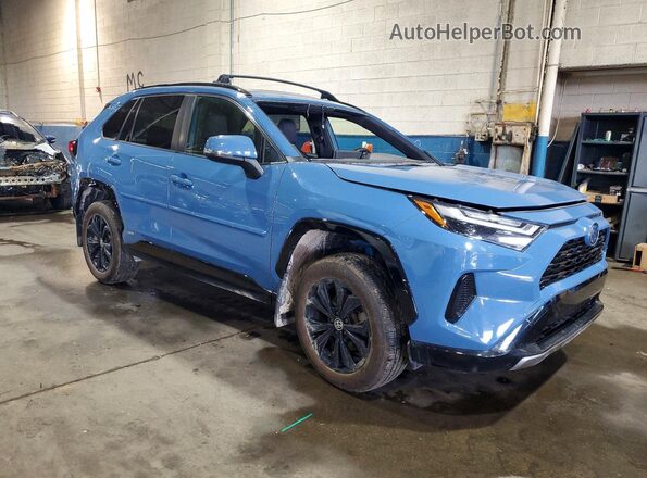 JTM16RFV6ND077143 2022 TOYOTA RAV4 Blue Front right