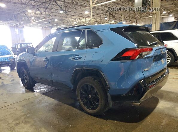 JTM16RFV6ND077143 2022 TOYOTA RAV4 Blue Rear left