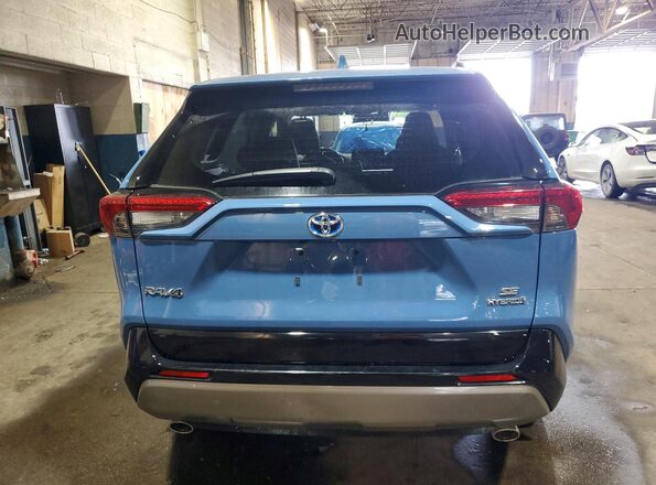 JTM16RFV6ND077143 2022 TOYOTA RAV4 Blue Rear view
