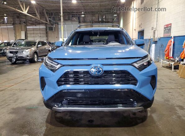 JTM16RFV6ND077143 2022 TOYOTA RAV4 Blue Front view