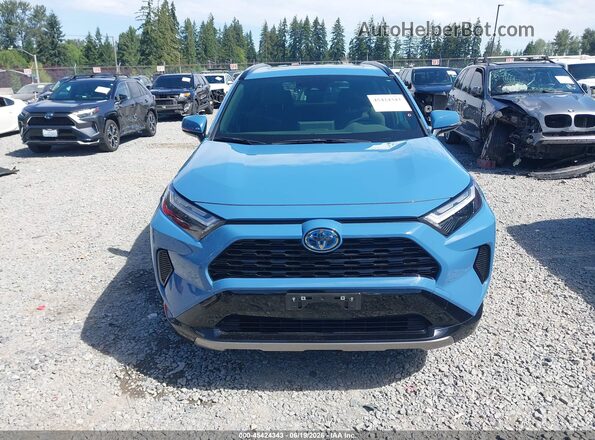 JTM16RFV6RD149755 2024 TOYOTA RAV4 HYBRID Blue Widok zestawu wskaźników
