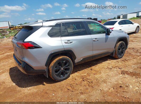 JTM16RFVXND050706 2022 TOYOTA RAV4 HYBRID Серебряный Задняя правая четверть