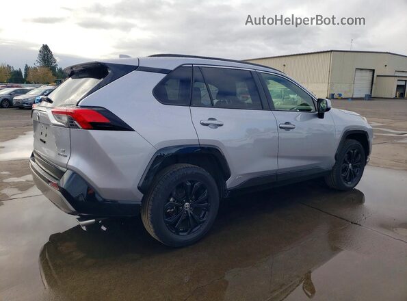 JTM16RFVXND529854 2022 TOYOTA RAV4 Серебряный Задняя правая четверть