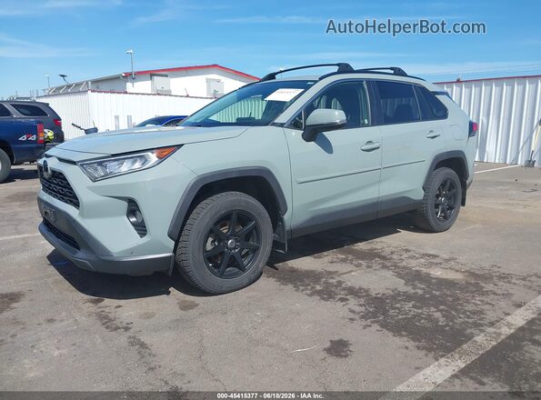 JTMA1RFV2KD512363 2019 TOYOTA RAV4 Teal Передня ліва чверть