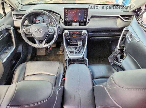 JTMA1RFV4KD516463 2019 TOYOTA RAV4 Black Vista del salpicadero