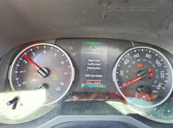 JTMA1RFV4KD516463 2019 TOYOTA RAV4 Black Vista del cuadro de instrumentos