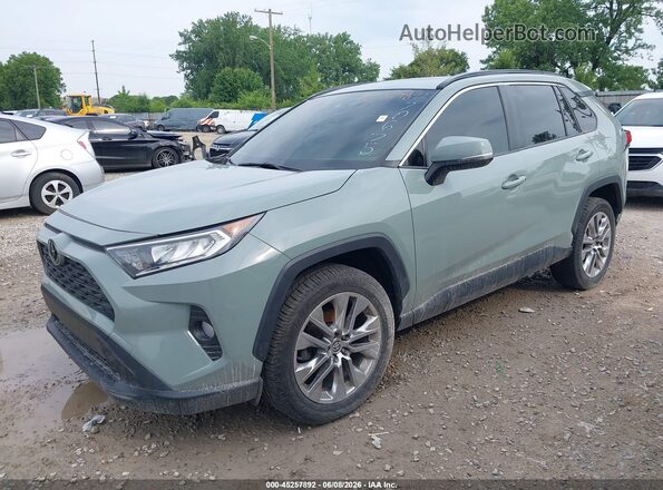 JTMA1RFV8MD070675 2021 TOYOTA RAV4 Green Przód lewy