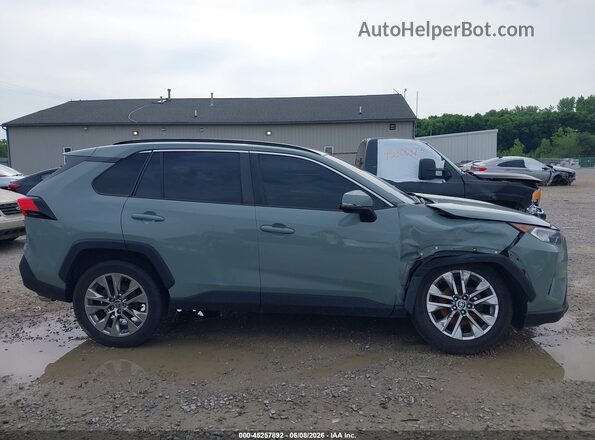JTMA1RFV8MD070675 2021 TOYOTA RAV4 Green Widok wnętrza z tyłu