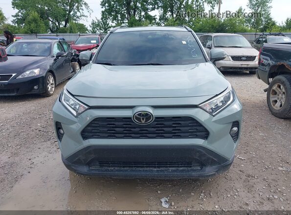 JTMA1RFV8MD070675 2021 TOYOTA RAV4 Green Widok zestawu wskaźników