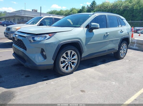 JTMA1RFVXKD523952 2019 TOYOTA RAV4 Blue Przód lewy