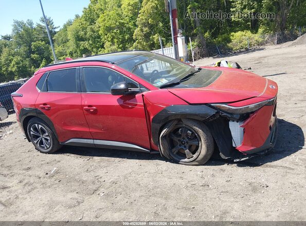JTMAAAAA0SA071274 2025 TOYOTA BZ4X Red Widok wnętrza z tyłu