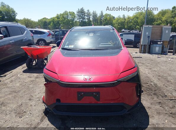 JTMAAAAA0SA071274 2025 TOYOTA BZ4X Red Widok zestawu wskaźników