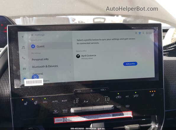 JTMAAAAA1SA073664 — 2025 TOYOTA BZ4X History & VIN | AutoHelperBot