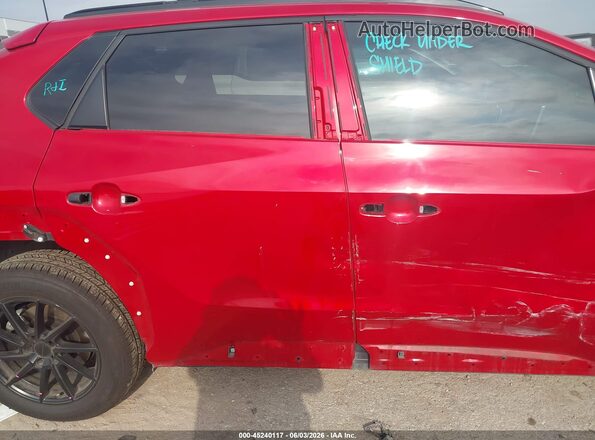 JTMAAAAA3RA037162 2024 TOYOTA BZ4X Red Rear interior view
