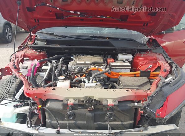 JTMAAAAA3RA037162 2024 TOYOTA BZ4X Red Rear view