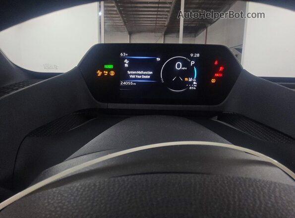 JTMAAAAA4RA044654 2024 TOYOTA BZ4X Black Vista del cuadro de instrumentos