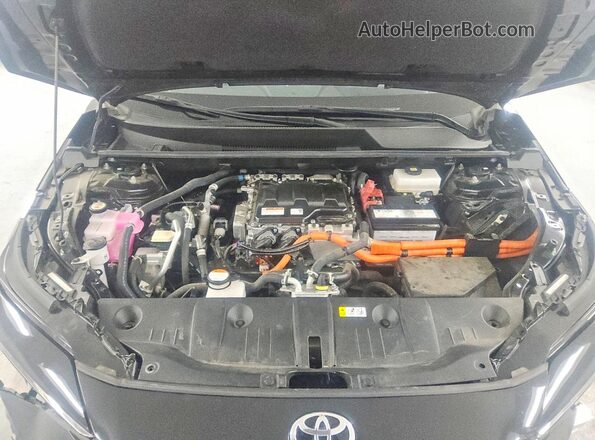 JTMAAAAA4RA044654 2024 TOYOTA BZ4X Black Vista del compartimento del motor