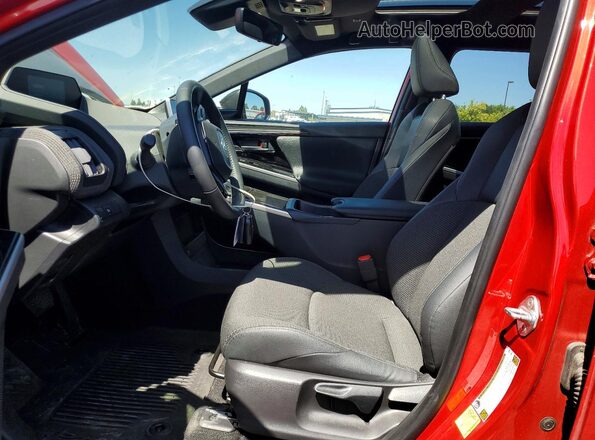 JTMAAAAA5PA028377 2023 TOYOTA BZ4X Red Вид салону спереду