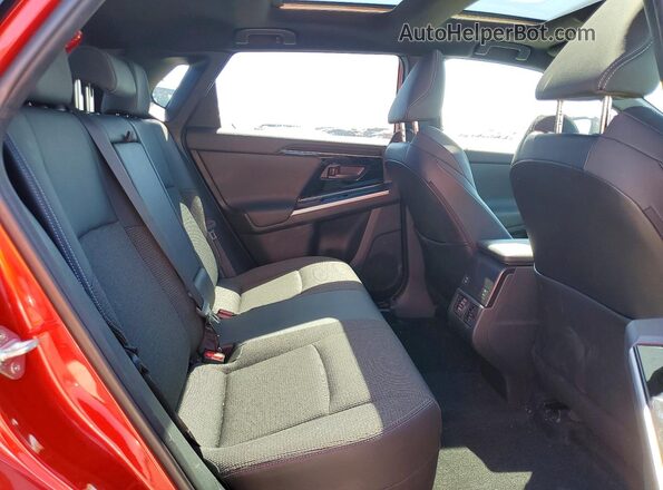 JTMAAAAA5PA028377 2023 TOYOTA BZ4X Red Вид задньої частини салону