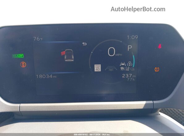 JTMAAAAA7RA045524 2024 TOYOTA BZ4X Gray უკანა სავარძლების ხედი
