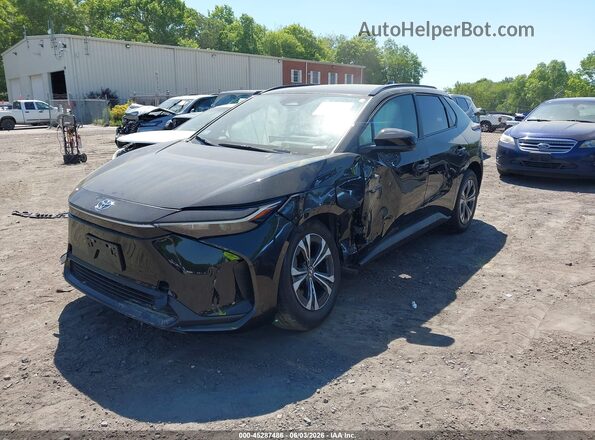 JTMAAAAAXSA073369 2025 TOYOTA BZ4X Black Առջևի ձախ երեք քառորդ տեսարան