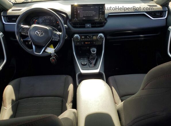 JTMAB3FV1MD038757 2021 TOYOTA RAV4 Black Widok deski rozdzielczej