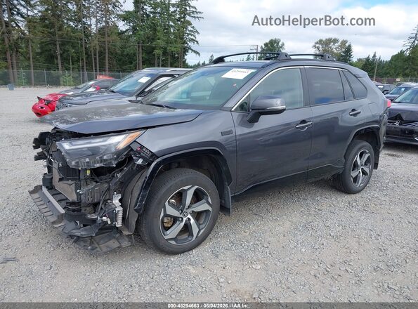 JTMAB3FV2PD114961 2023 TOYOTA RAV4 PRIME Gray Առջևի ձախ երեք քառորդ տեսարան