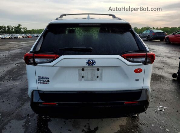JTMAB3FV6MD052072 2021 TOYOTA RAV4 White Widok z tyłu