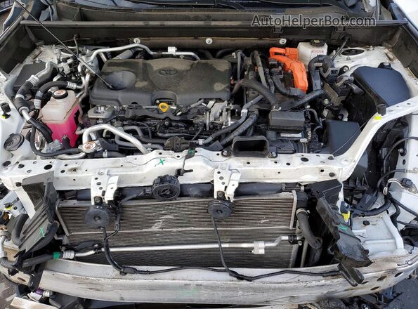 JTMAB3FV6MD052072 2021 TOYOTA RAV4 White Widok komory silnika