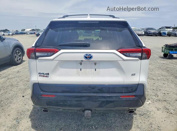 JTMAB3FV6MD063931 2021 TOYOTA RAV4 White Widok z tyłu