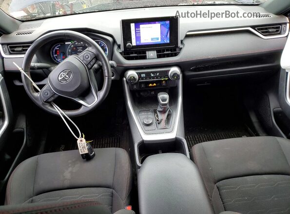 JTMAB3FV7PD127804 2023 TOYOTA RAV4 Blue Widok deski rozdzielczej