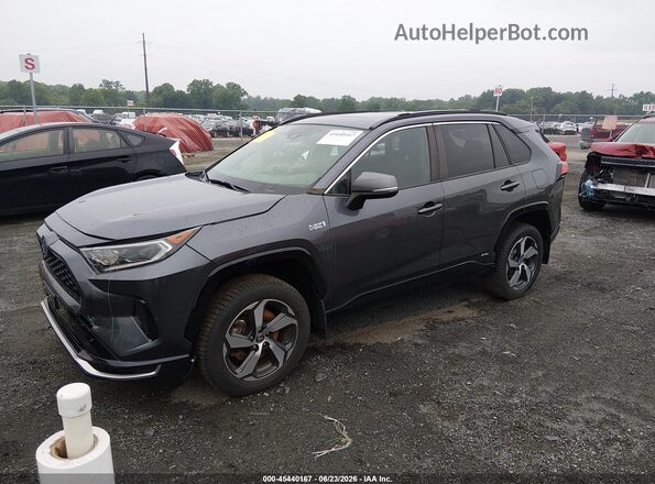 JTMAB3FV9MD041373 2021 TOYOTA RAV4 PRIME Gray წინა მარცხენა ხედი სამი მეოთხედიდან