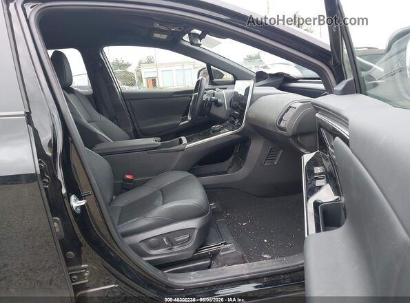 JTMABABA4RA089895 2024 SUBARU SOLTERRA Black Вид салону спереду