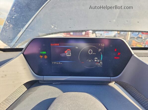 JTMABABA4SA107091 2025 SUBARU SOLTERRA Black Widok zestawu wskaźników