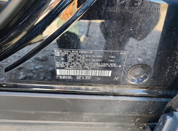 JTMABABA4SA107091 2025 SUBARU SOLTERRA Black Widok komory silnika