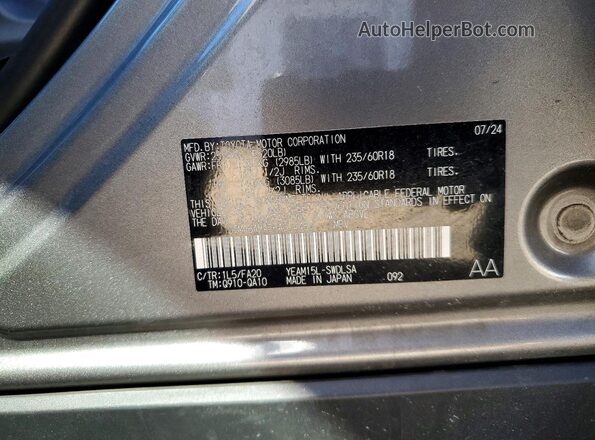 JTMABABA5RA074483 2024 SUBARU SOLTERRA Gray 