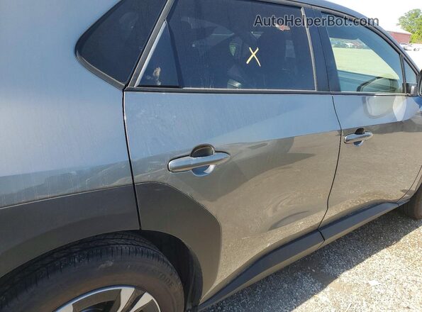 JTMABABAXPA005916 2023 SUBARU SOLTERRA Gray უკანა სავარძლების ხედი