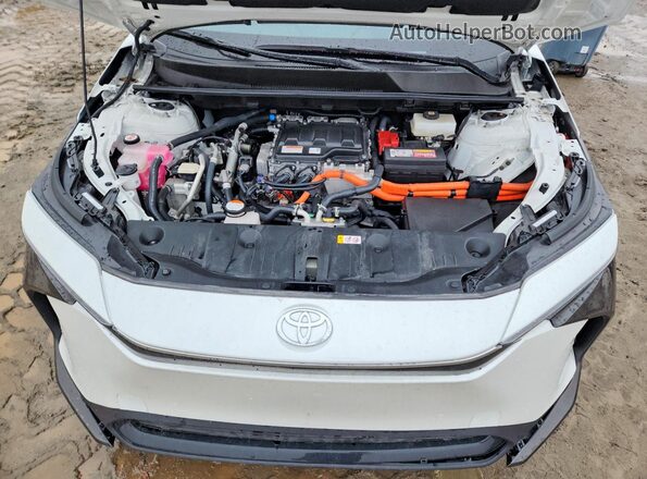 JTMABACA0RA075247 2024 TOYOTA BZ4X White Vista del compartimento del motor