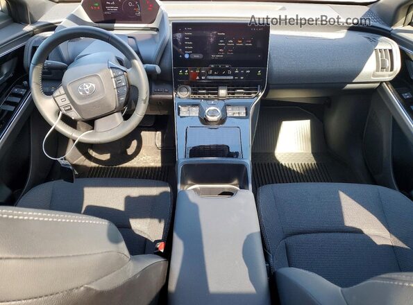 JTMABACA0SA091552 2025 TOYOTA BZ4X Gray Вид панелі приладів